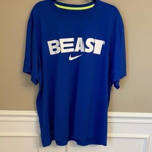 Nike Royal Blue 'Beast' Tee - XXL